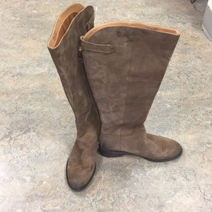 Franco Sarto Brown Over the Knee Boots